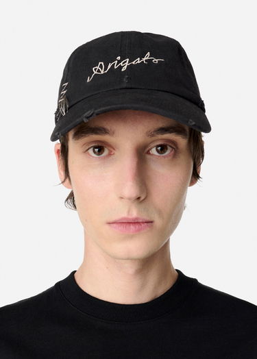 Kasket AXEL ARIGATO Distressed Baseball Cap Sort | X3077003, 5