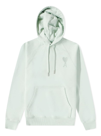 Sweatshirt AMI Tonal Heart Popover Hoody Grøn | USW202-747441