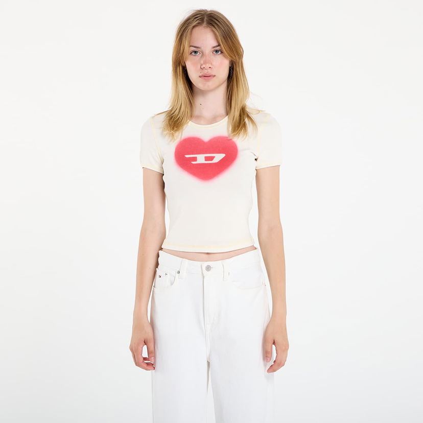 T-shirt Diesel Diesel T-Ele T-Shirt Hvid | A12836_0SQAD 1AM