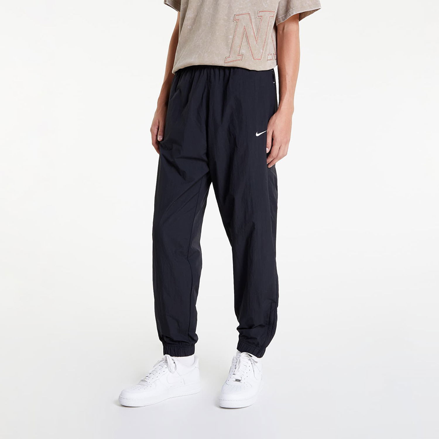 Joggingbukser Nike Solo Swoosh Track Pants Sort | DQ6571-010, 0