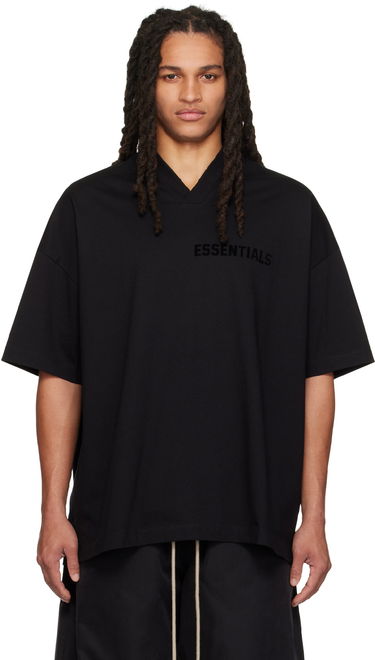 T-shirt Fear of God Fear of God ESSENTIALS V-Neck T-Shirt Sort | 125SP234110F, 0