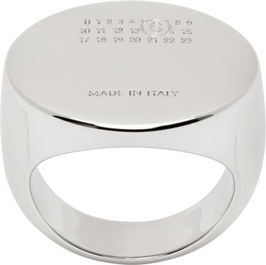 Ring Maison Margiela MM6 Maison Margiela Oval Numeric Ring Metalisk | SM7UQ0108 P8601, 0