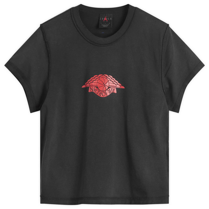 Crop top Jordan Flight Graphic Crop T-Shirt Sort | IH2484-010