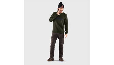 Sweatshirt FJÄLLRÄVEN Logo Sort | F84142-662, 5