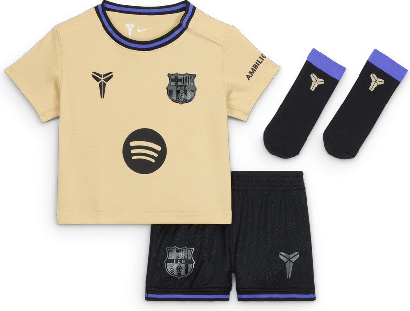 Træningsdragt Nike Kobe x FC Barcelona Stadium Jersey Set Gul | hj5646-784