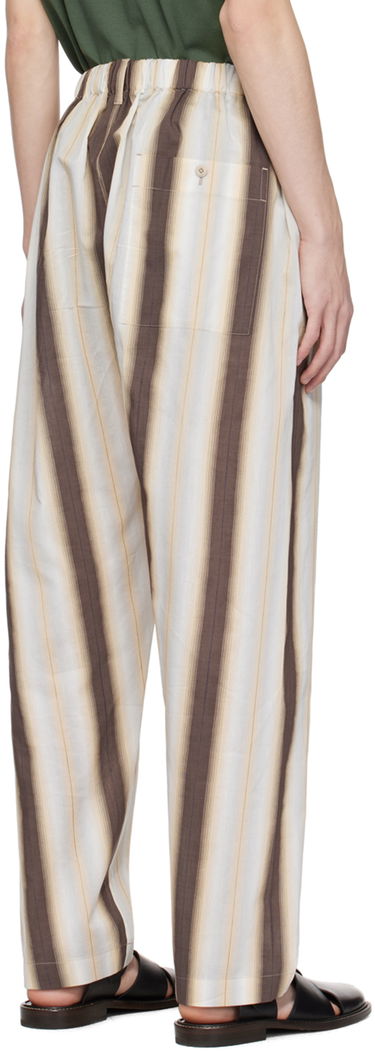 Bukser LEMAIRE Lemaire Relaxed Striped Trousers Brun | PA1047 LF1259, 2