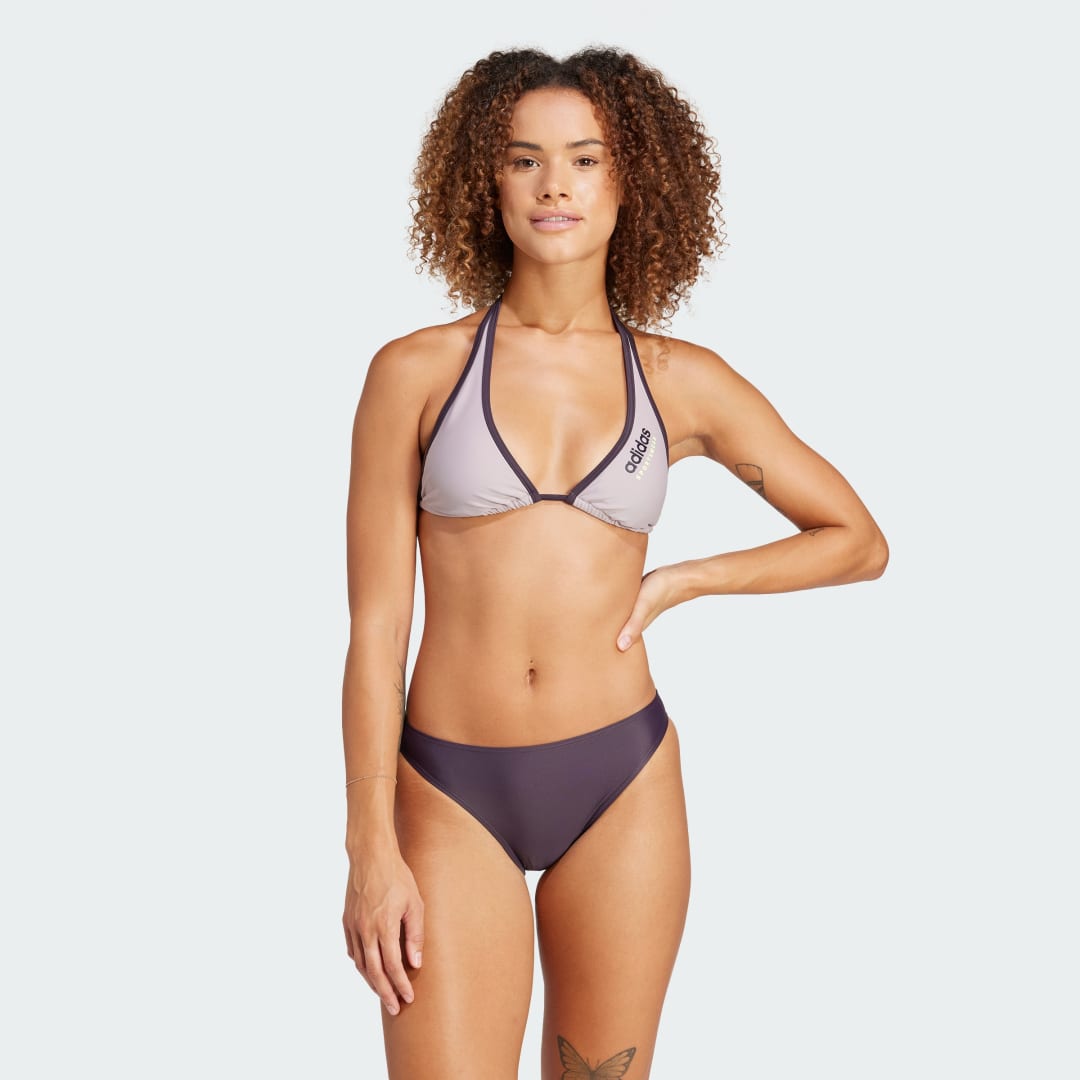 Badetøj adidas Performance Sportswear Neckholder Bikini Lilla | IL7247, 1