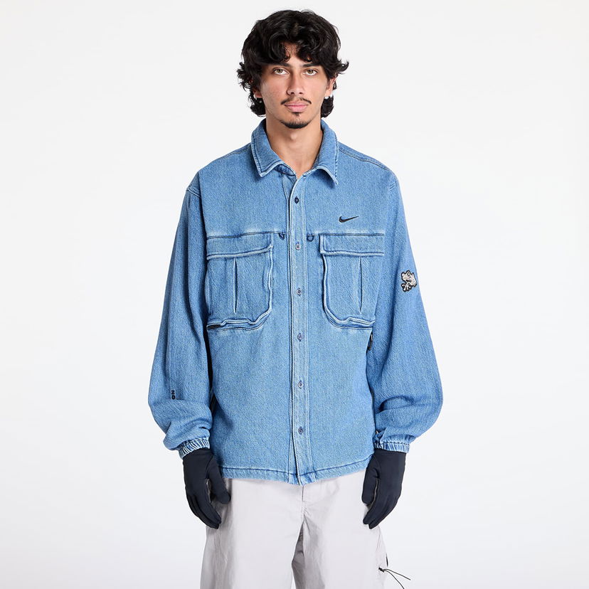 Skjorte Nike Shirt Button-Down Top Blå | FZ3260-486