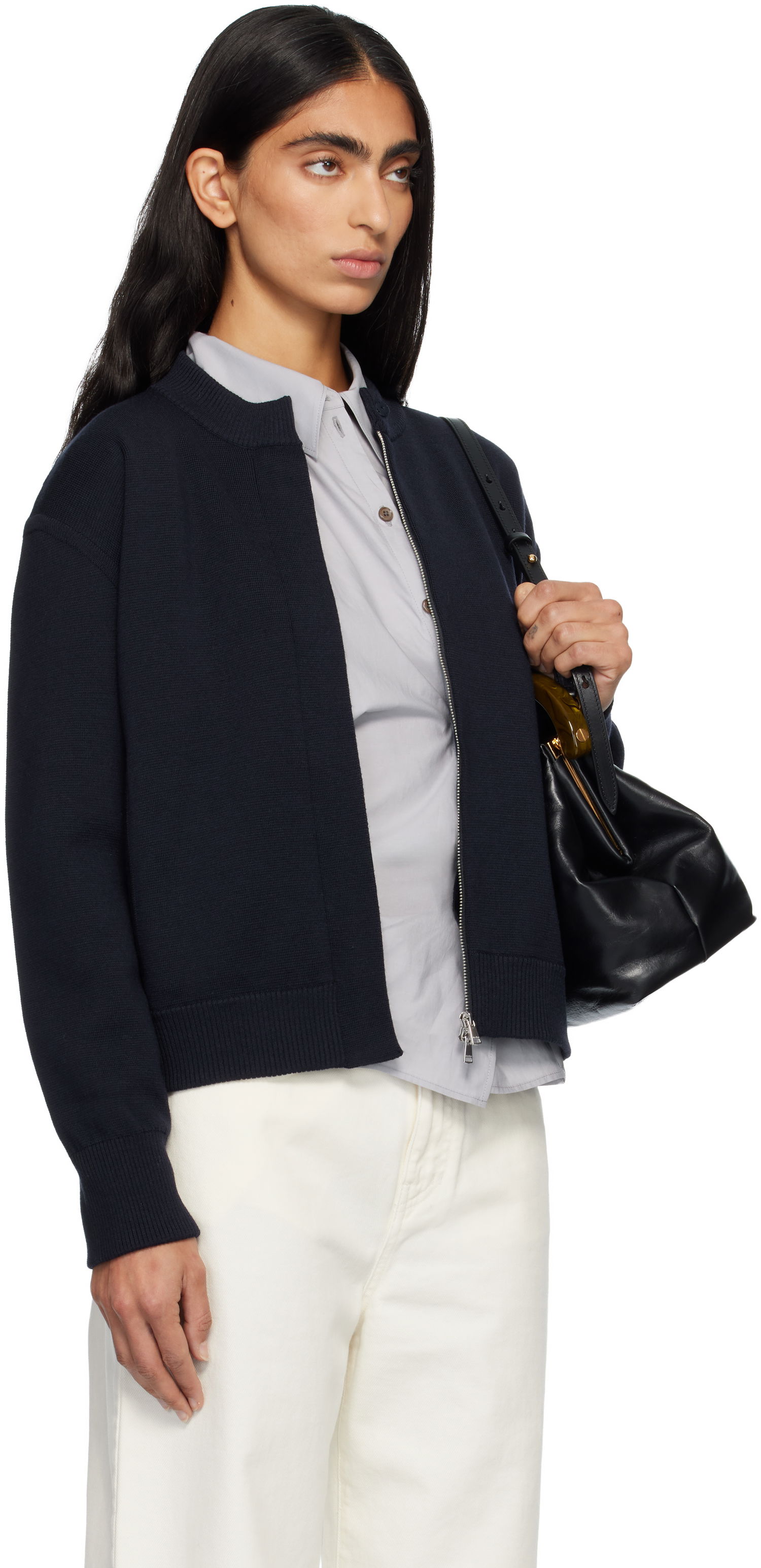 Sweater Max Mara Pelago Cardigan Mørkeblå | 2521346022600, 1
