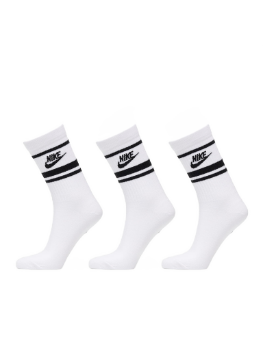 Undertøj og sokker Nike Everyday Essential Crew Socks 3-Pack Hvid | DX5089-103