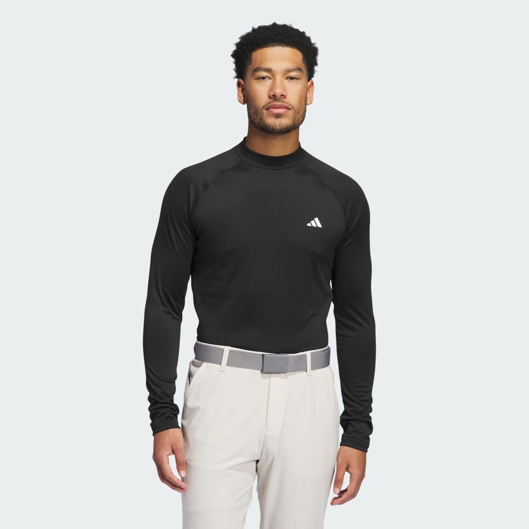 Skjorte adidas Performance Ultimate365 COLD.RDY Mock Neck Long Sleeve Golf Baselayer Sort | IW1388, 0