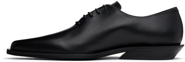 Tilbehør Ann Demeulemeester Ann Demeulemeester Mika Pointy Micro Heel Oxfords Sort | 2402-M-F06-LT131-099, 2