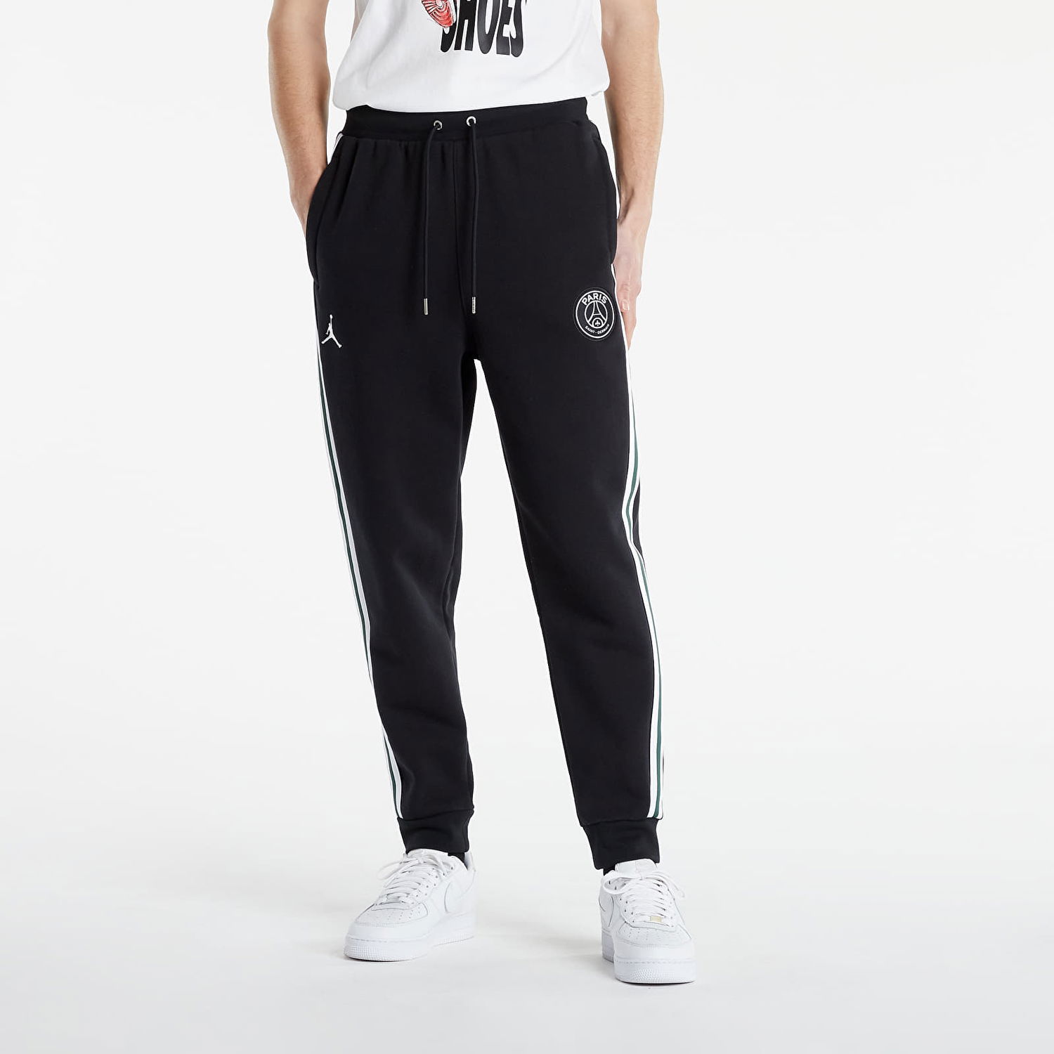 Joggingbukser Jordan MJ Paris Saint-Germain Fleece Pants Sort | DB6502-010, 0