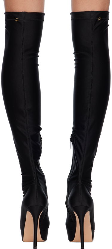 Sneakers og sko Gianvito Rossi Platform Over-The-Knee Boots Sort | G80236.85RIC.CUP, 1