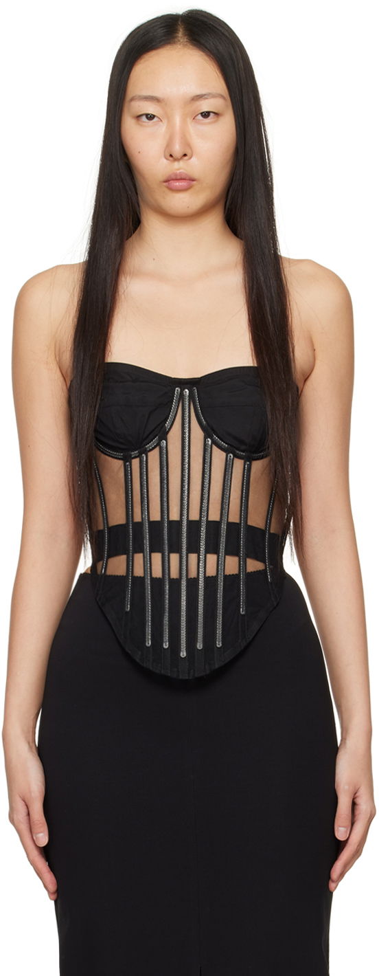 Tanktop Dolce & Gabbana Kim Kardashian x Corset Sort | F777LT FLMFB