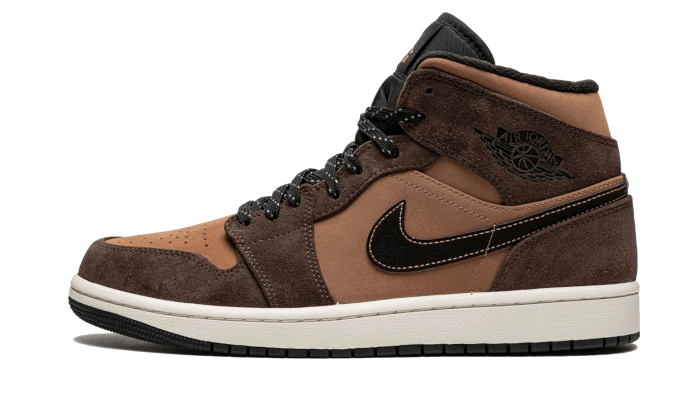 Sneakers og sko Jordan Air Jordan 1 Mid "Earthy Brown" GS Brun | DC7248-200, 0
