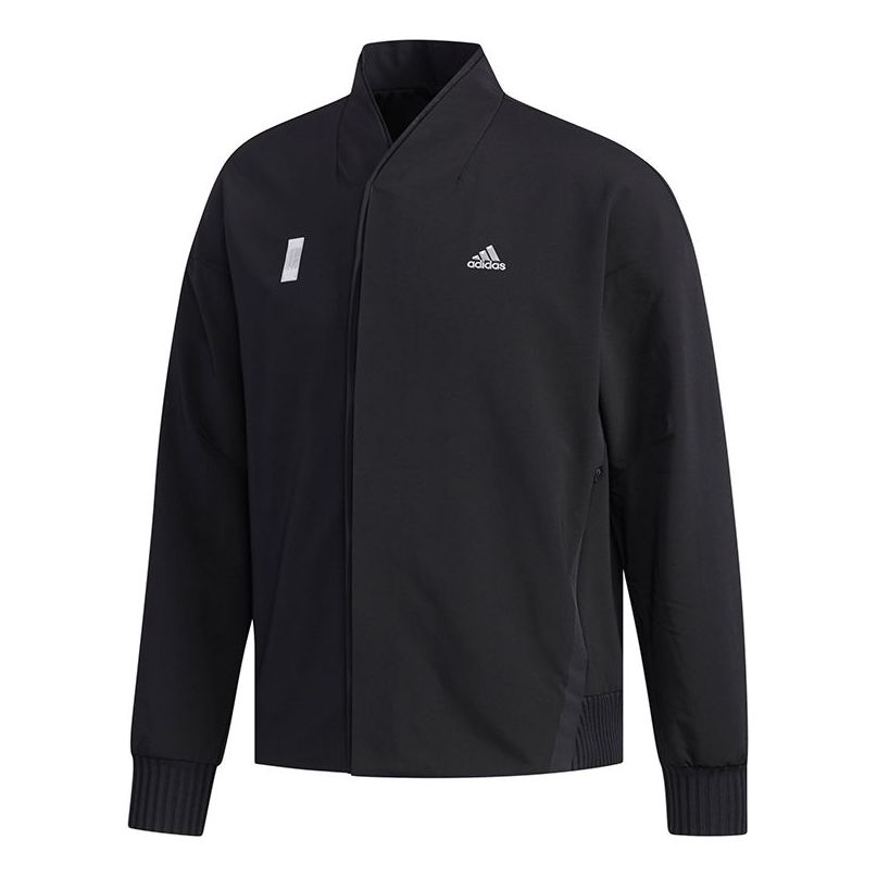 Bomberjakke adidas Originals Warm Logo Print Sport Shuttle Jacket Sort | FJ0192