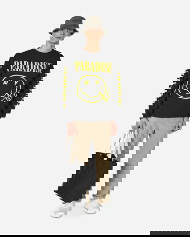 T-shirt PARADIS3 Nirvana In T-Shirt Sort | PANIRVANALS 002, 4