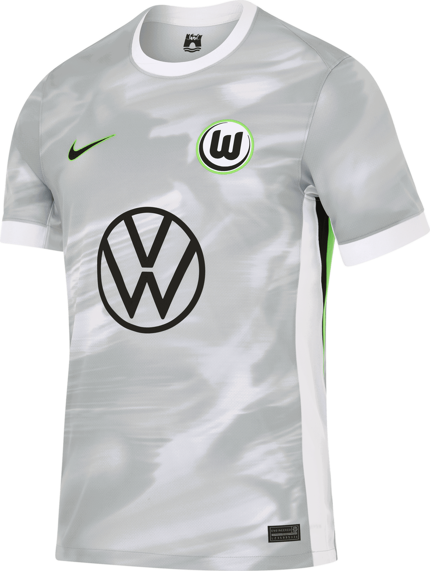 Jersey Nike Nike VfL Wolfsburg 2025/26 Stadium Jersey Grå | hq0960-100, 0