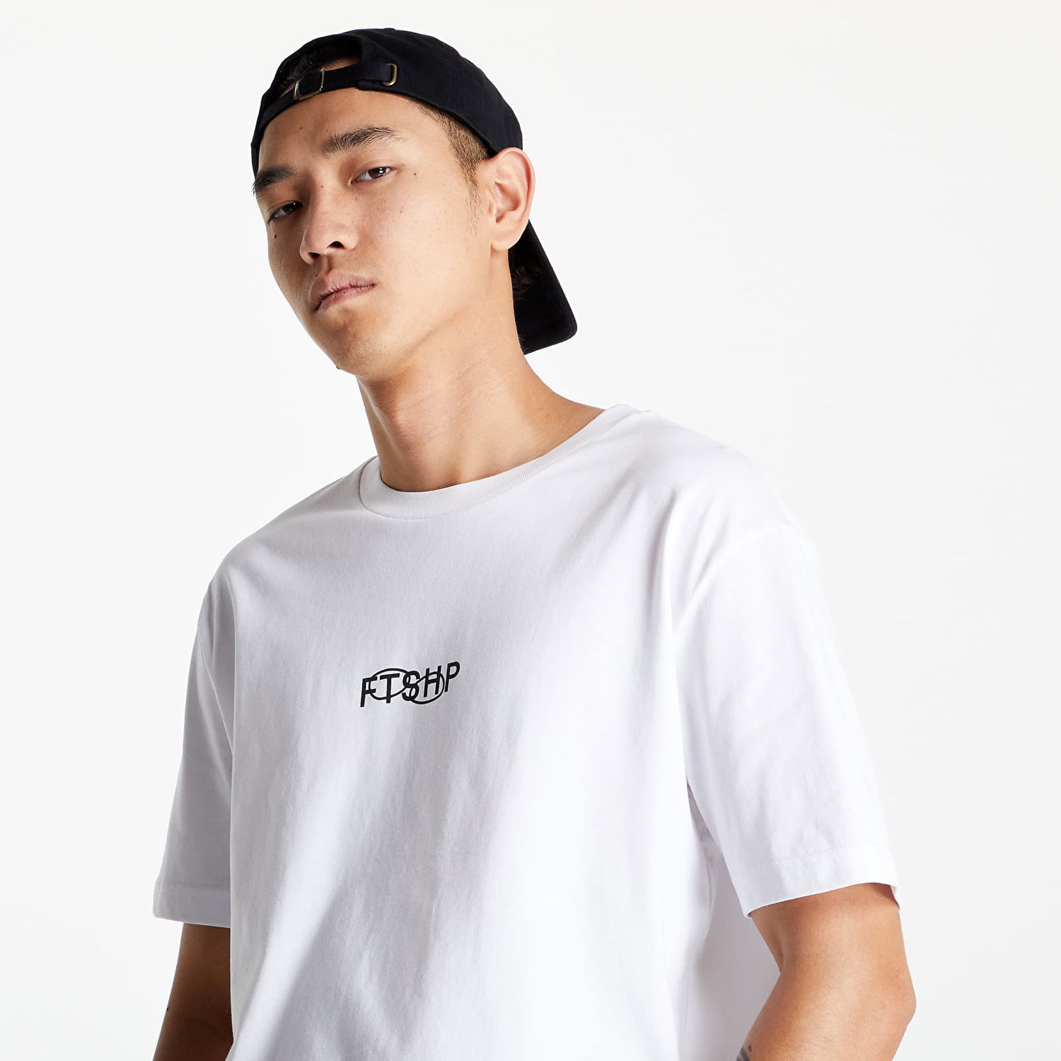 T-shirt Footshop FTSHP Logo UNISEX White Hvid | FTSHP_114, 1