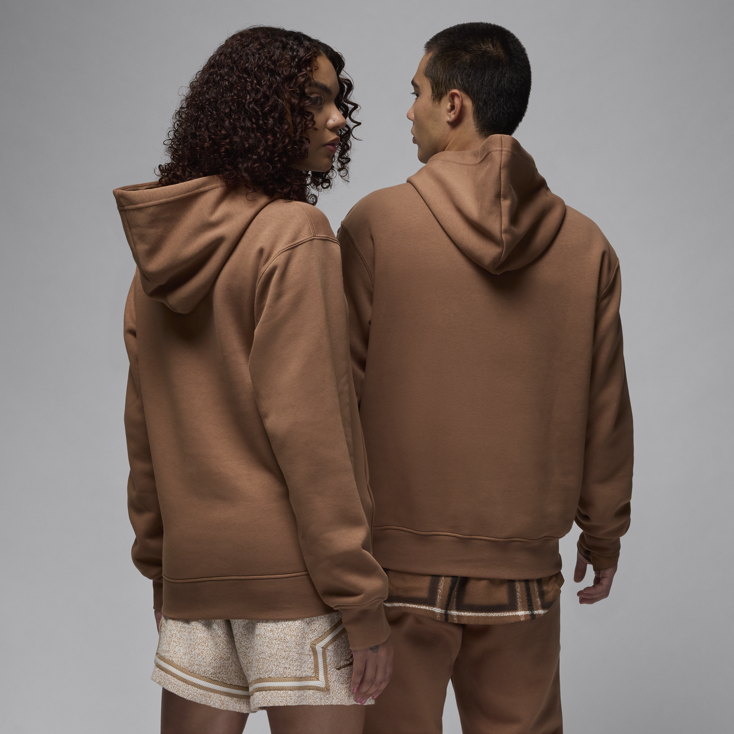 Sweatshirt Jordan Brooklyn Fleece Hoodie Brun | FV7281-223, 1