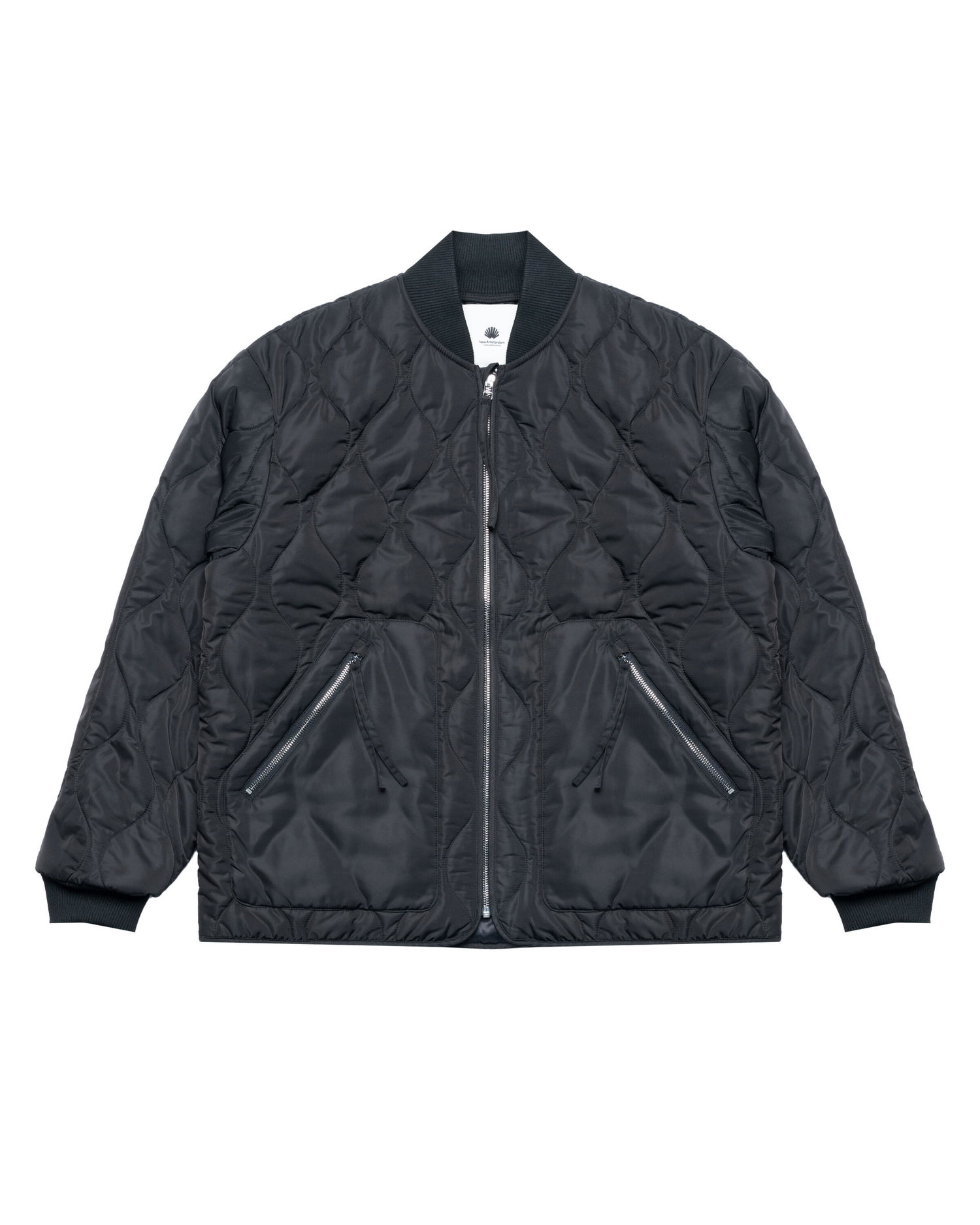 Bomberjakke New Amsterdam Surf Association New Amsterdam Surf Association Quilted Padded Jacket Sort | 2501029001, 0