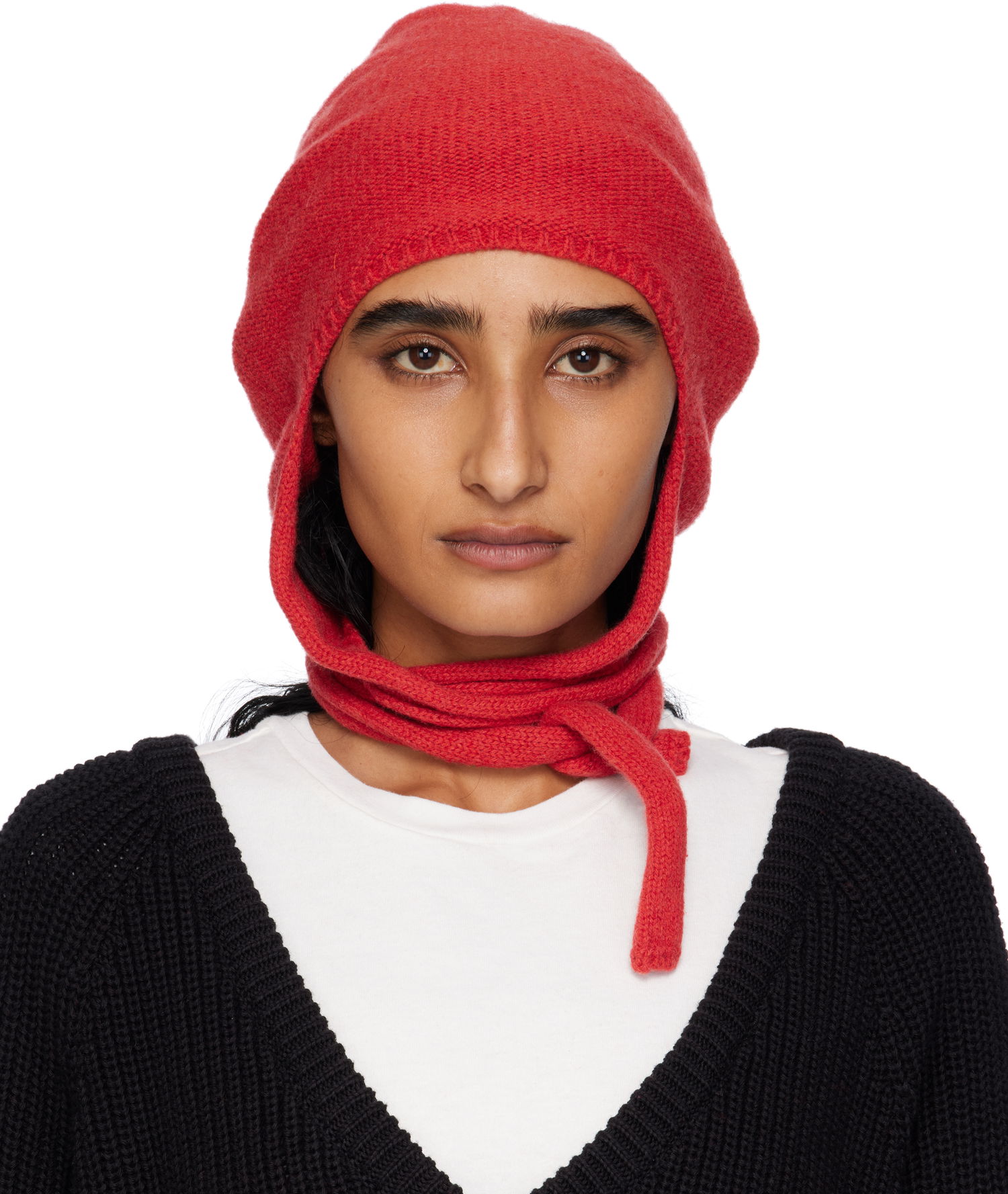Beanie Baserange Tier Hood Beanie Rød | ACTH-RC-AU25, 0