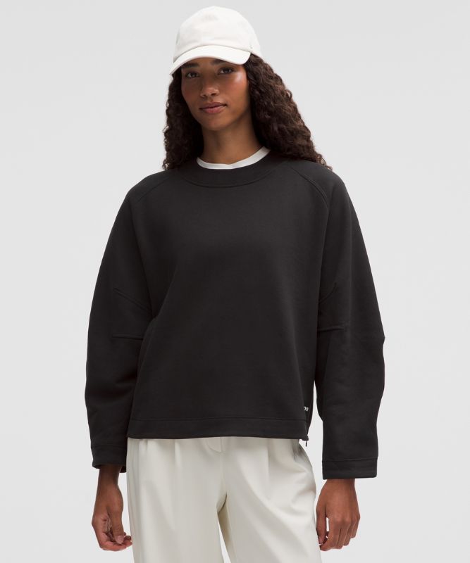 Sweater lululemon Loungeful Crew Neck Sweatshirt Sort | prod20005371, 0