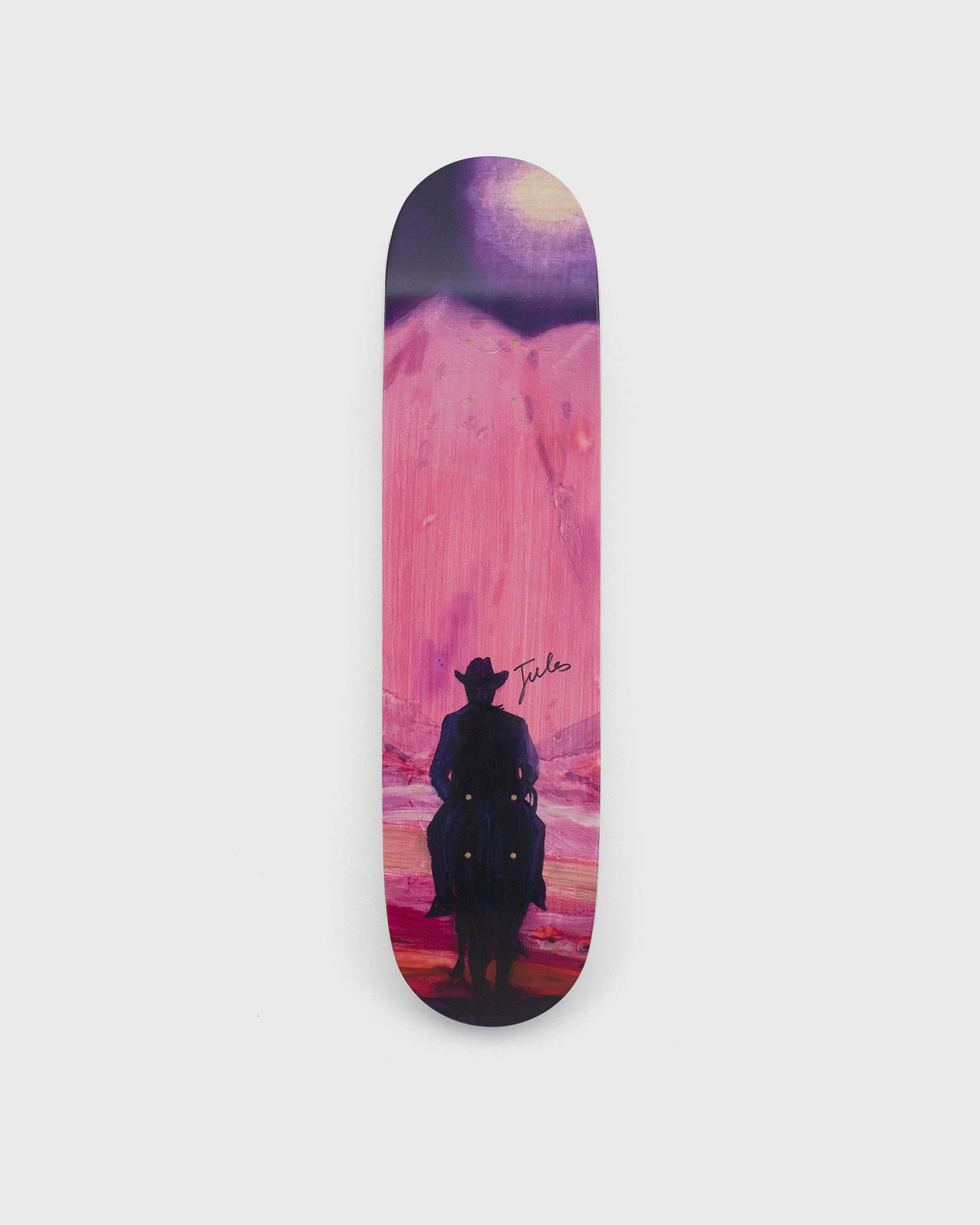 Flexstyle The Skateroom Jules de Balincourt Looking for an Enlightened Cowboy Deck Lyserød | 5407006113607, 0