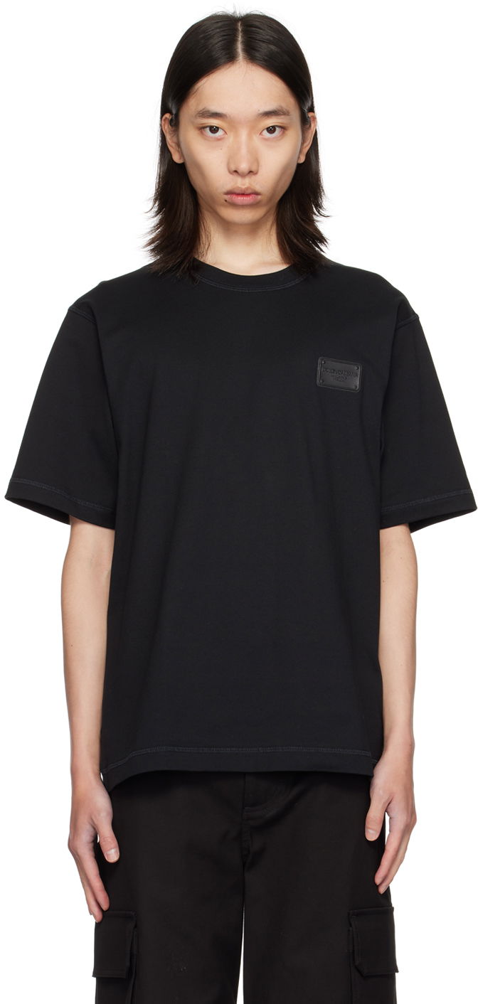T-shirt Dolce & Gabbana Designer Tag T-Shirt Sort | G8PN9TG7NTW