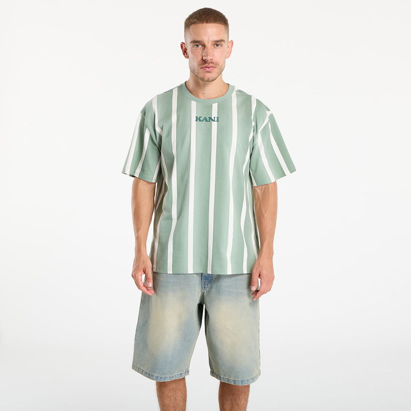 T-shirt Karl Kani Karl Kani Retro Gradient Stripes Tee Grøn | PD00005338