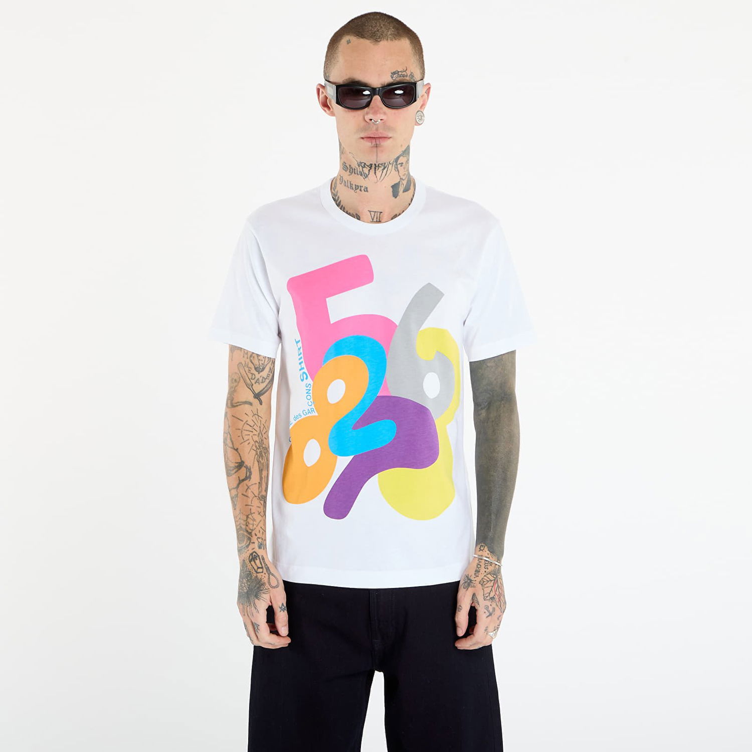 T-shirt Comme des Garçons Comme des Garçons SHIRT T-Shirt With Graphic Print Hvid | FP-T001-W25 White, 0