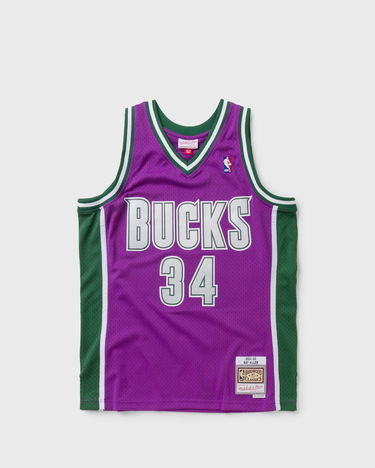 Jersey Mitchell & Ness NBA Swingman Jersey Milwaukee Bucks 2001-02 Ray Allen #34 Lilla | SMJY1151-MBU01RALPURP, 0