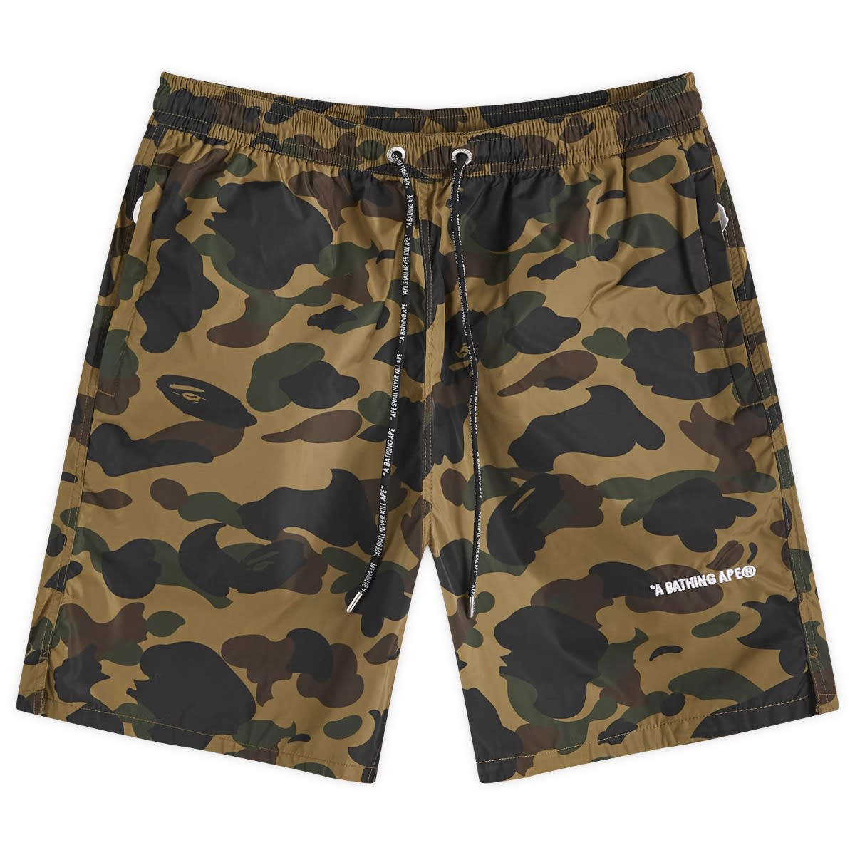 Shorts BAPE A Bathing Ape 1st Camo Nylon Beach Short Grøn | 001SPK301323M-GRN, 0