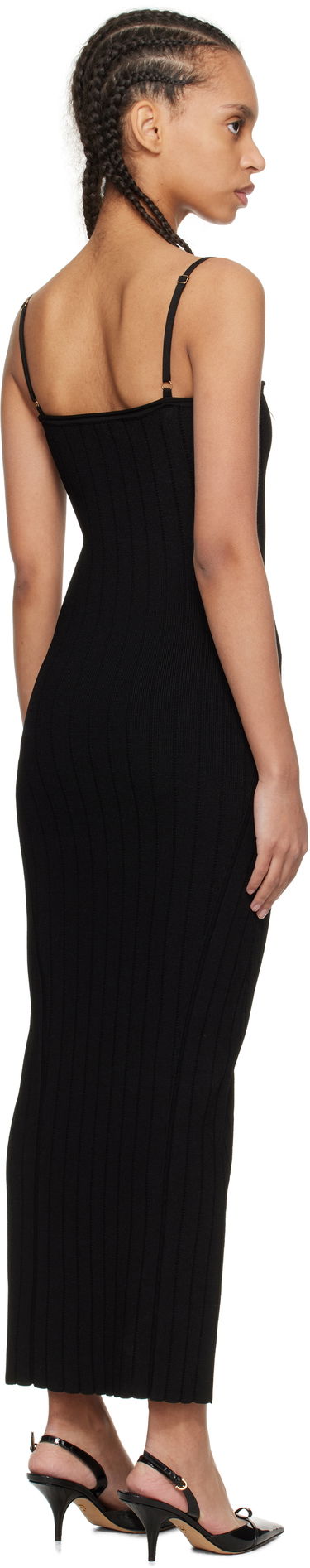 Kjole Jacquemus Sierra Midi Dress Sort | 24E241KN358-2355, 2