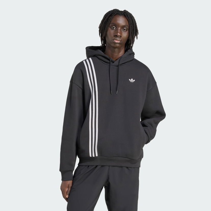Sweatshirt adidas Performance Hoodie with Stripes Sort | JV9879