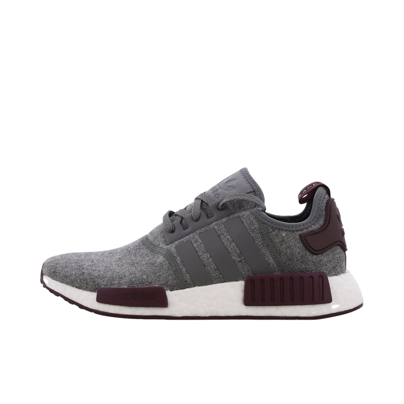 Sneakers og sko adidas Originals NMD R1 Wool Grey Four Maroon Grå | CQ0761