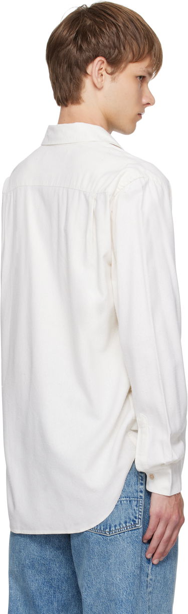 Skjorte OUR LEGACY Our Legacy Classic Silk Shirt Hvid | COCSWS, 3
