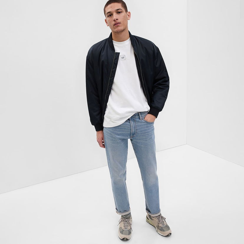 Jeans GAP Denim Pants Straight Light Wash Blå | 778774-00
