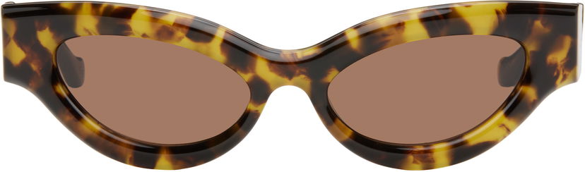 Solbriller Nanushka Tortoiseshell Trysta Sunglasses Brun | NU24PFBG03177