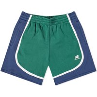 Shorts New Balance Hoops Fleece Team Grøn | MS33590-TFN, 1