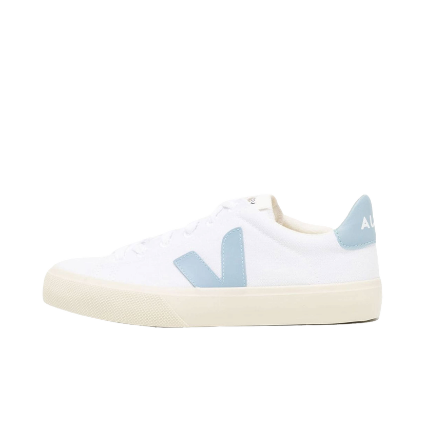 Sneakers og sko Veja Campo Canvas White Steel Hvid | CA0103136A