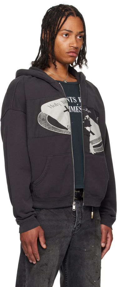 Sweatshirt Enfants Riches Déprimés Enfants Riches Déprimés Holy Bible Assemblage Baggy Zip Hoodie Sort | 020-465, 1