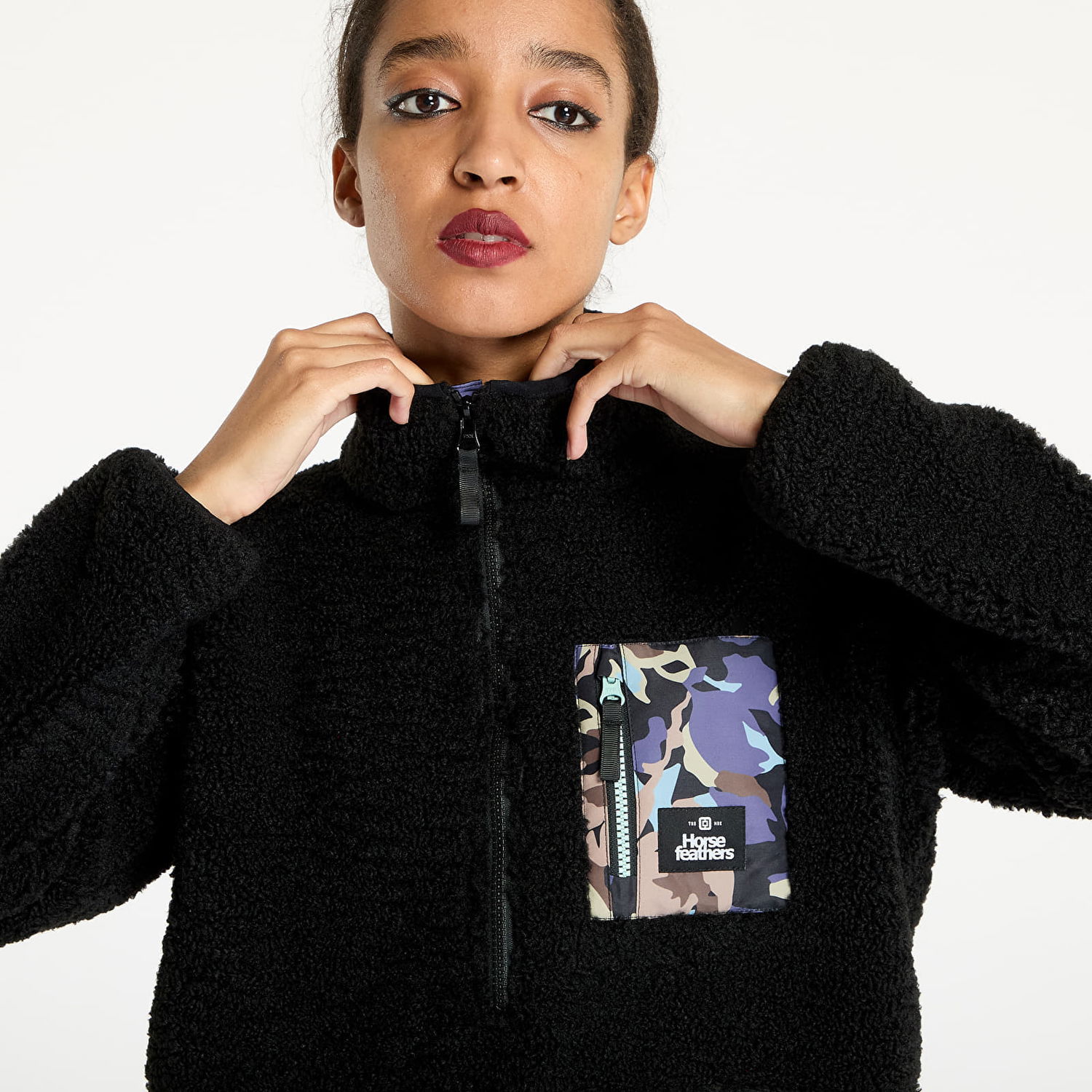 Sweatshirt Horsefeathers Sweatshirt Elvira Sweatshirt Black XS Sort | TW033F, 1