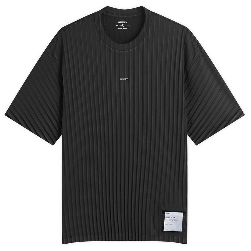 T-shirt Satisfy Auralite Pleated T-Shirt, Size Small Sort | 11043-BK-SA
