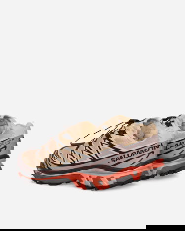 Sneakers og sko Salomon XT-6 Sneakers Hazelnut / Quail / Living Coral Beige | L47444900, 4