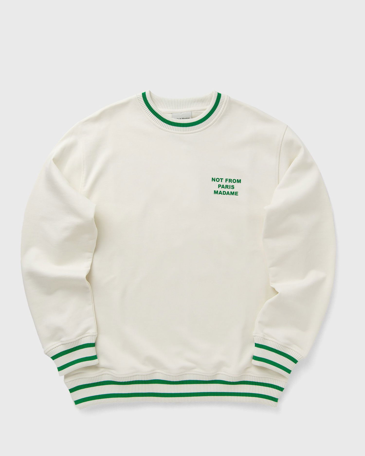 Sweater Drôle de Monsieur Drole de Monsieur Le Sport Slogan Sweatshirt Hvid | F-SW140-CO127-CM, 0
