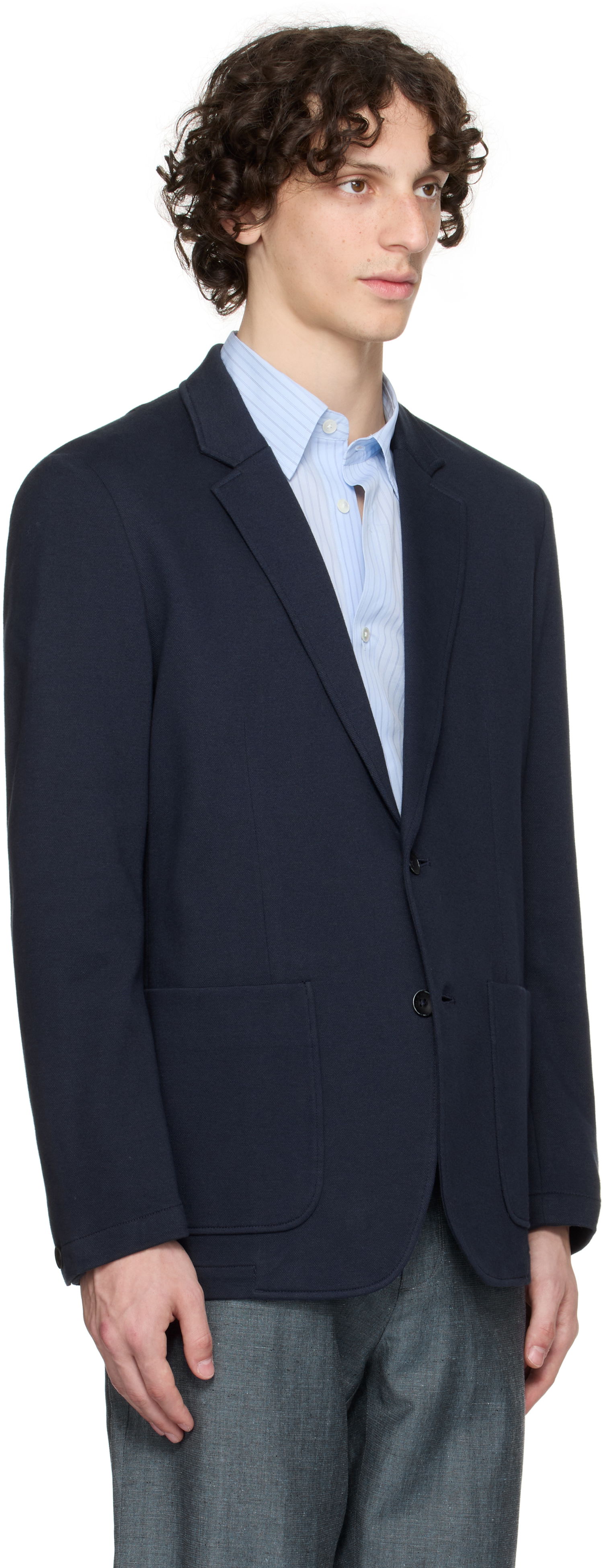Jakke rag & bone Rag & Bone Butler Patch Pocket Blazer Mørkeblå | MBW25P4006PIML, 1