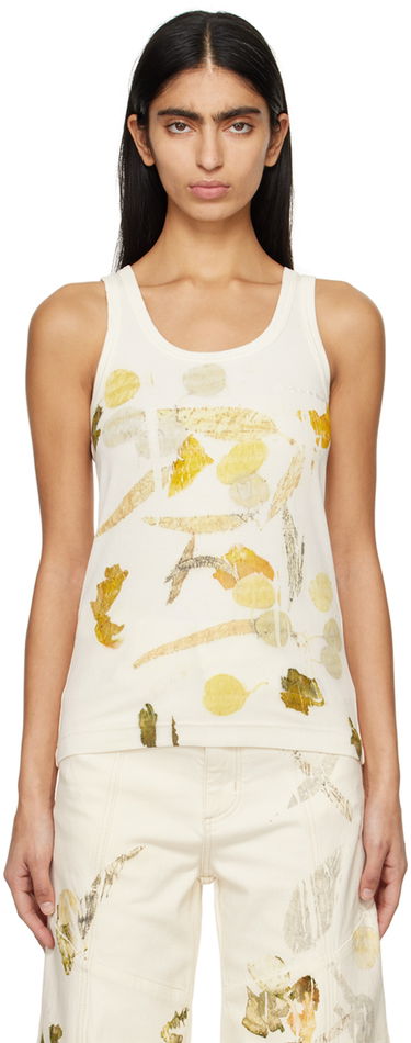 Tanktop Feng Chen Wang Feng Chen Wang Printed Tank Top Hvid | FMS17VS05, 0