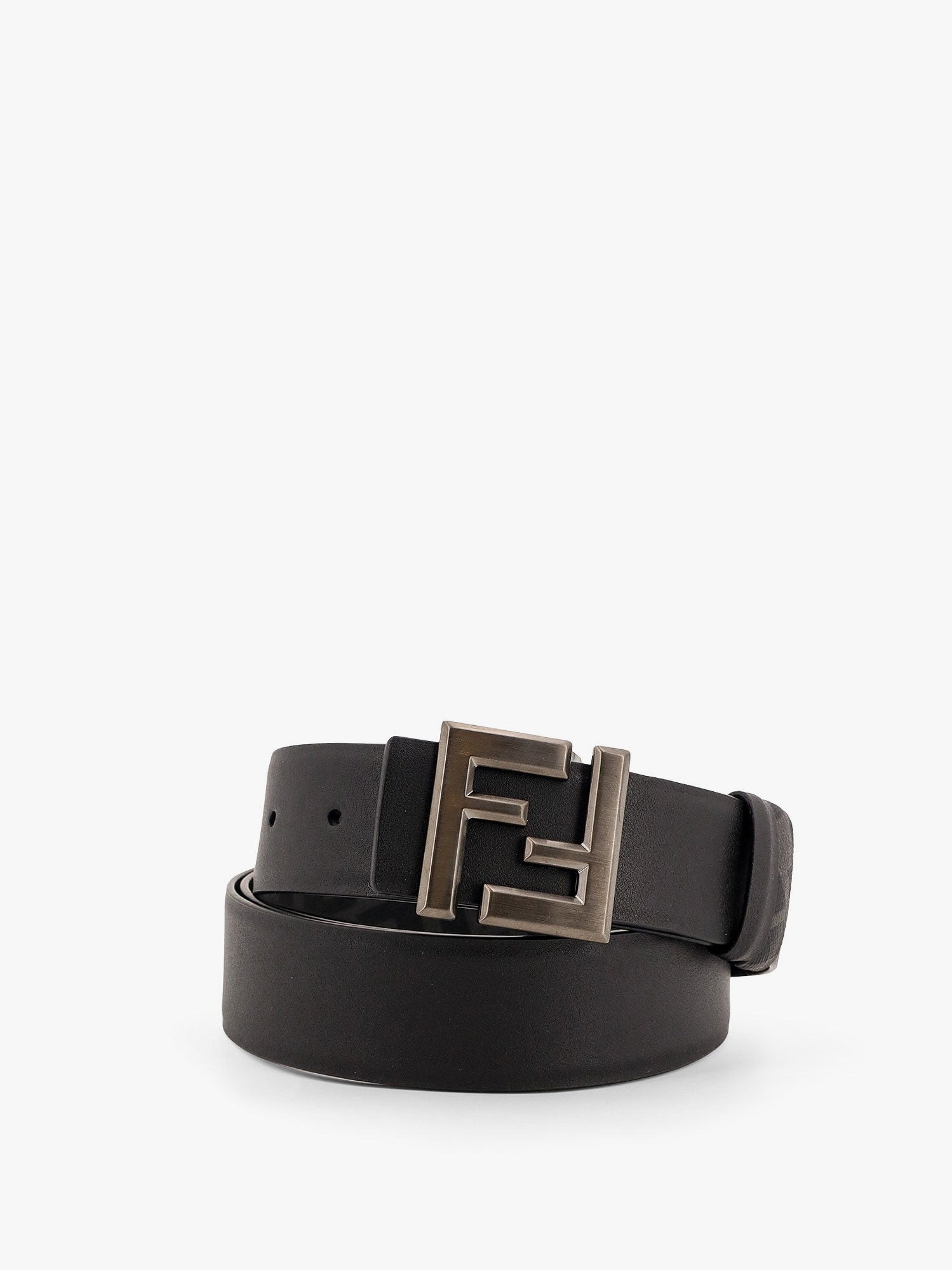 Bælter FENDI Fendi Men's Reversible FF Buckle Belt Sort | 7C0541ASIWF1DYM, 1